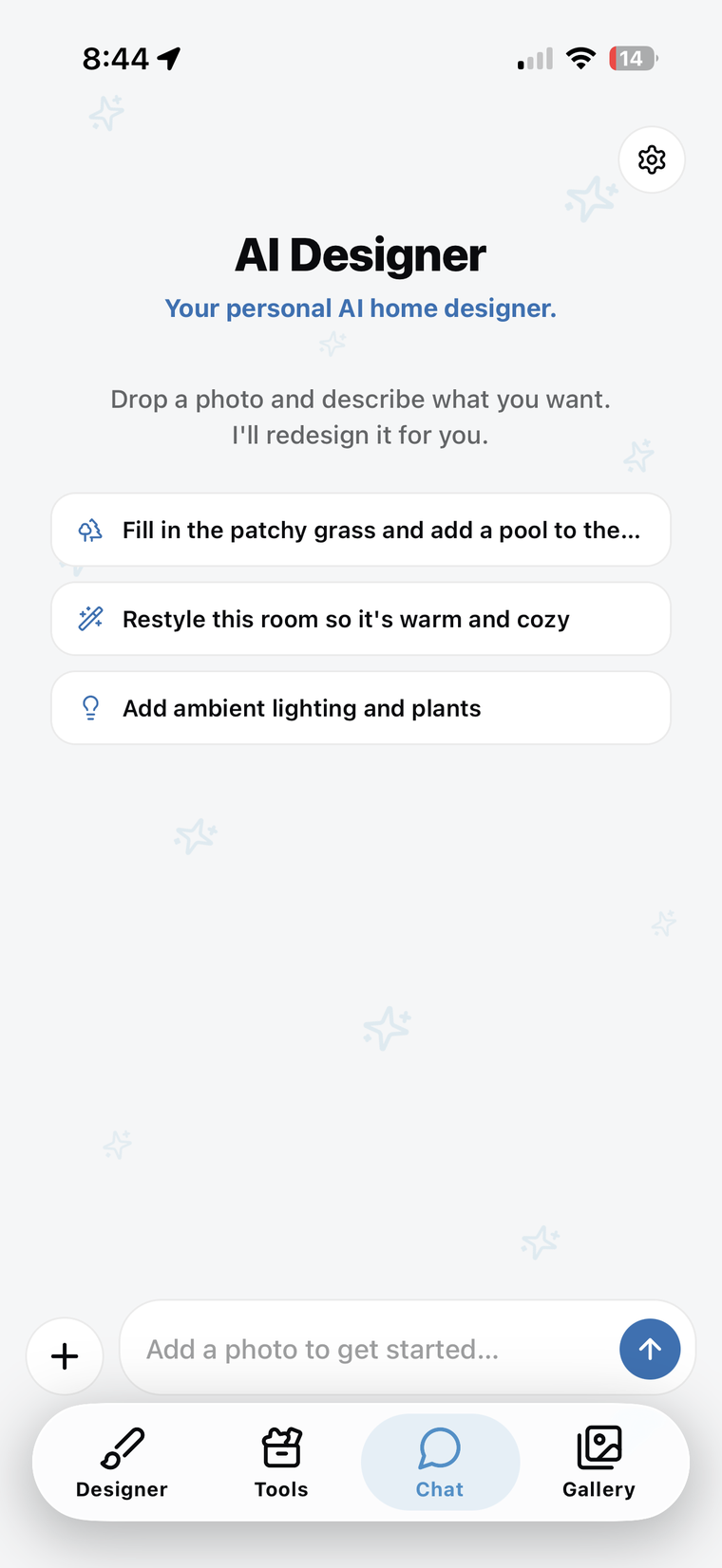 StyleHome AI — Chat tab